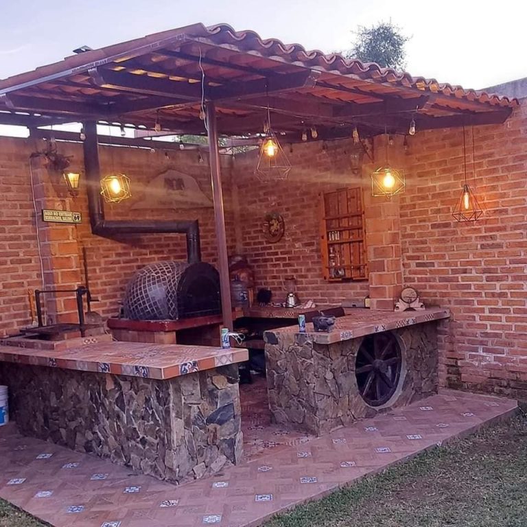 +20 Ideas para construir cocinas rústicas exteriores bonitas - Cocinas ...