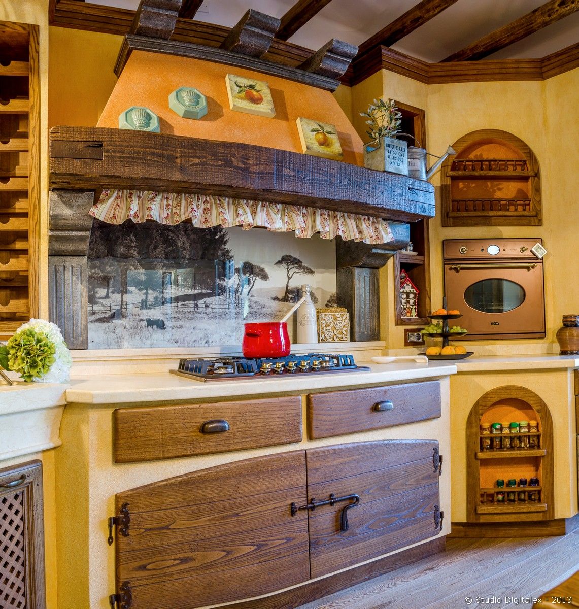 +Ideas: Cocinas rústicas de colores cálidos. - Cocinas Rusticas