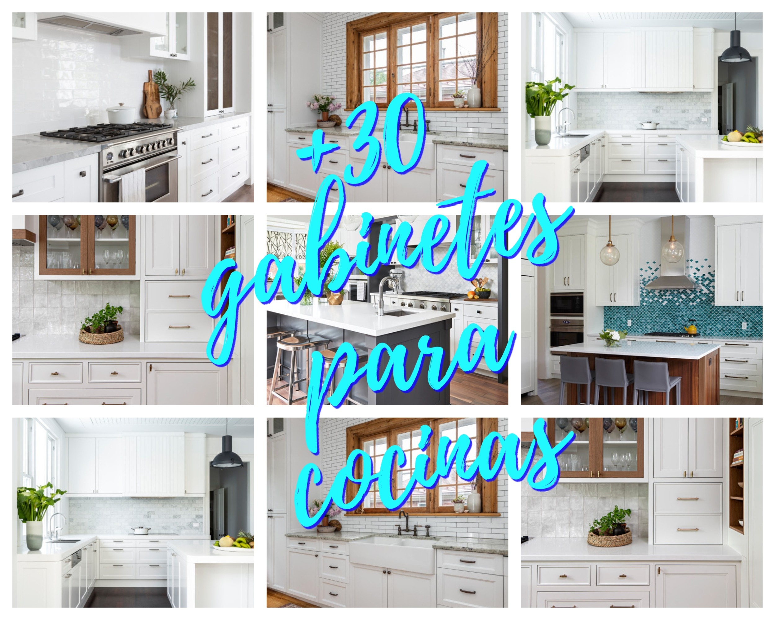 Ideas De Gabinetes Blancos Para Cocinas ¡transforma Tu Espacio Con Elegancia Cocinas Rusticas 