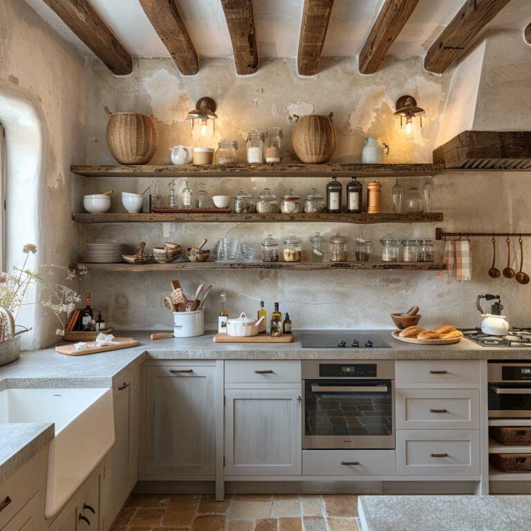 +15 ideas para diseños de cocinas rústicas de cemento. - Cocinas Rusticas